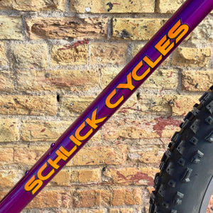 Schlick Cycles APe - Large, Purple - Aggressive Fatbike
