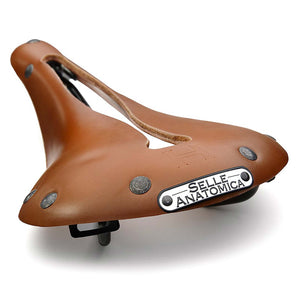 Selle Anatomica H1 Traditional Chromoly Frame Bicycle Saddle